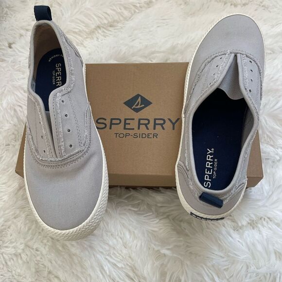 New Sperry Pier Boat Memory Foam Grey - Picture 3 of 7